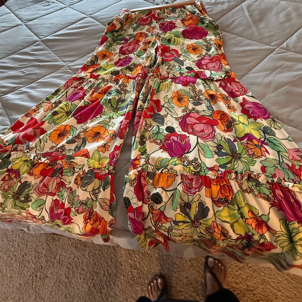 Floral Multicolor Women's Pants